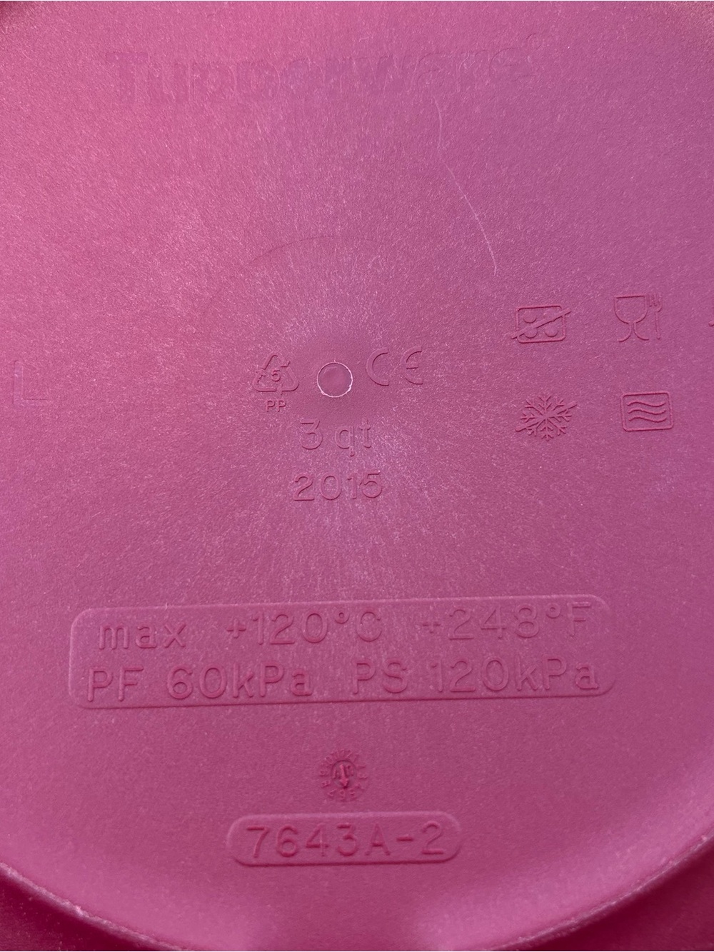 3qt / 3 L TUPPERWARE Microwave Pressure Cooker 7643A-2 - Picture 10 of 11